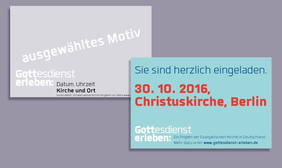 „Gottesdienst erleben“ Banner